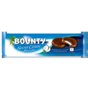 bounty _ بيسکوئيت نارگيلي 132 گرم اصل بارکد 5056357905739