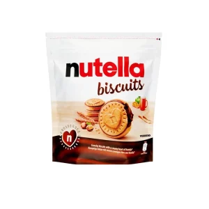 بیسکوییت نوتلا با مغز شکلات و فندق ۱۹۳ گرم اصل بارکد 8000500390306