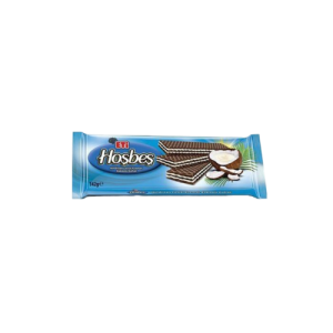ویفر شکلاتی سه لایه هوش بش پر شده با کرم نارگیلی 142 گرم اتی ETi Hosbes اصل بارکد 8690526065533