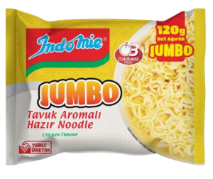 نودل کره ای جامبو Indomie مرغ 120 گرمی بارکد 8680908033038