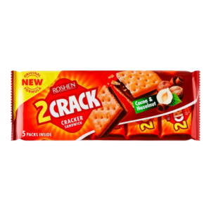 بيسکويت روشن شکلات فندق 235 گرمی ROSHEN مدل 2 Crack Cocoa And Hazelnut