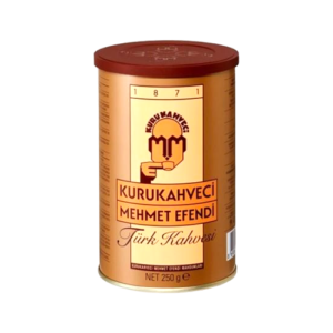 قهوه ترک مهمت افندی قوطی فلزی 250 گرمی Mehmet Efendi وارداتی ترکیه بارکد 8690627023401