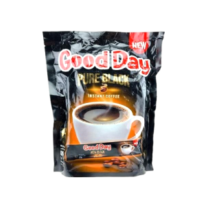 قهوه فوری گود دی Good Day مدل Pure Black 40 عددی وزن 100 گرمی وارداتی بارکد 8991002133273