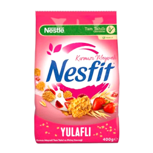 کورن فلکس رژیمی نسفیت با طعم توت فرنگی نستله 400 گرم Nestle Nesfit وارداتی بارکد 8690632760391