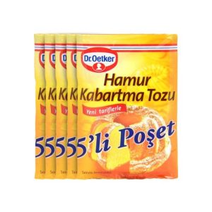 بیکینگ پودر دکتر اوتکر بسته ۵ عددی 10 گرمی وارداتی ترکیه بارکد 8690629301026