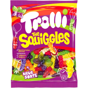 پاستیل آلمانی شیرین طرح کرم  trolli وزن 150 گرمی وارداتی آلمانی بارکد 4000512463658