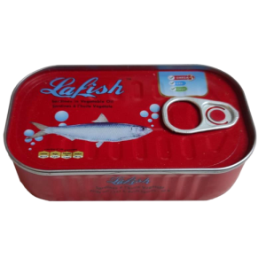 تن ماهی لافیش ساردین 125 گرمی Lafish وارداتی ترکیه بارکد 8994420198251