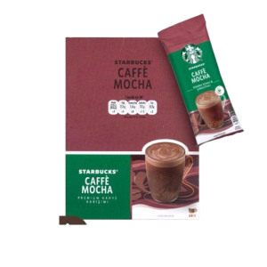 قهوه فوری کافه موکا استارباکس بسته 10 عدد ساشه حجم 220 گرمی وارداتی ترکیه بارکد 8690632014975